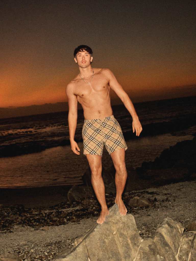 Tom Blyth Burberry High Summer campaign